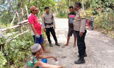 Melalui Patroli Dialogis, Polsek Rote Selatan Sampaikan Himbauan Kamtibmas
