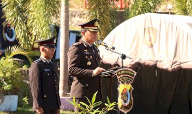 Polres Rote Ndao Gelar  Upacara Memperingati Hari Kesaktian Pancasila