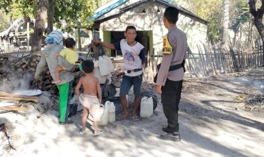 Jaga Keamanan, Bhabinkamtibmas Polsek RBD Lakukan Kegiatan Patroli Dialogis