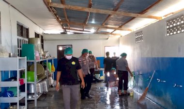 Kapolres Rote Ndao Monitoring Dapur MBG Kecamatan Lobalain