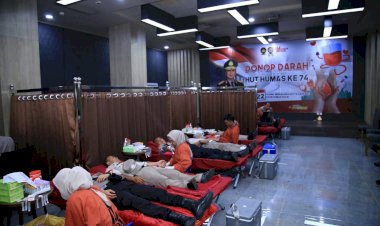Jelang Hari Jadi ke-74, Humas Polri Gelar Donor Darah