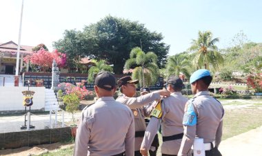 Kapolres Rote Ndao  Pimpin Apel Launching Pamapta Polres Rote Ndao, Wujud Transformasi Polri Untuk Masyarakat