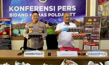 Polda NTT Ungkap Dua Kasus Perdagangan Tanpa Izin, 2.590 Bungkus Rokok Ilegal Disita