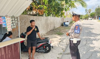 Tekan Angka Kecelakaan, Sat Lantas Polres Rote Ndao Gencarkan Sosialisasi ke Warga