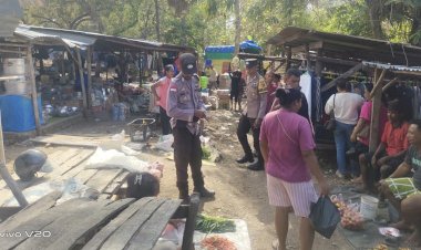 Polsek RBD Tingkatkan Keamanan di Pasar Sakubatun Untuk Jamin Kenyamanan Warga