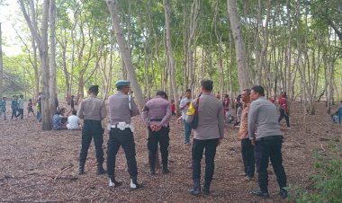 Personel Polsek Rote Selatan Pastikan HUT Reformasi dan HUT GMIT Berjalan Aman