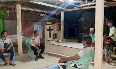 Personel Polsek RBD Lakukan Patroli Malam, Wujud Proaktif Polri Jamin Kenyamanan Warga