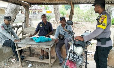 Pendekatan Humanis Polsek Rote Tengah Tingkatkan Kemitraan Dengan Warga