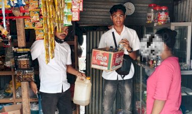 Operasi Miras di Wilayah Hukum Polsek Pantai Baru Amankan 14 Liter Sopi