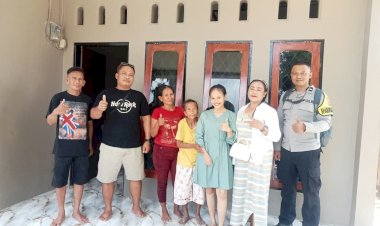 Hilang Kontak 17 Tahun, Seorang Anak Dipertemukan Dengan Ayah Kandung Melalui Bhabinkamtibmas Polsek Rote Barat