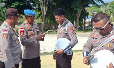 Jaga Integritas dan Pembinaan Personel Secara Internal, Kabag SDM dan Kasi Propam Sidak Anggota