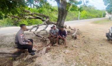 Bhabinkamtibmas Polsek Pantaibaru Aktif Sambangi Warga, Edukasi dan Pencegahan Berita Hoax