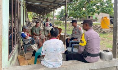 Polsek Rote Tengah Tingkatkan Patroli Dialogis Jaga Kemitraan Ciptakan Kamtibmas Kondusif