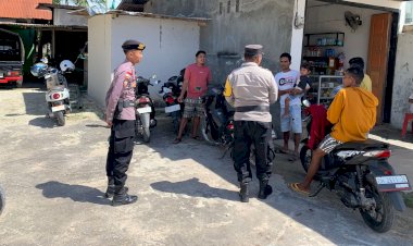 Polsek RBL Gelar Patroli Dialogis, Jaga Kamtibmas Kondusif  dan Kenyamanan Masyarakat