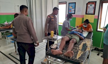 Pengendara RX King Jalani Perawatan Pasca Hantam Truck