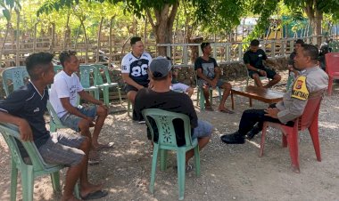 Bhabinkamtibmas Polsek Rote Barat Daya Lakukan Kegiatan Sambang Bersama Warga Binaan