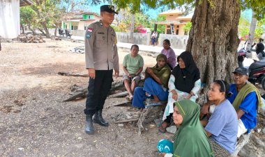 Jalin Kemitraan Dengan Warga Binaan, Brigpol Cakra Lakukan Patroli Dialogis