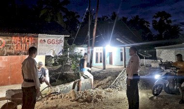 Patroli Malam Polsek Rote Barat Laut, Cegah Tindak Pidana dan Jamin Kenyamanan Masyarakat