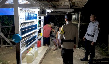 Polsek Rote Tengah Gelar Patroli Preventif di Malam Hari