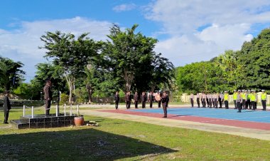 Kapolres Rote Ndao Pimpin Upacara Hari Bela Negara ke-77, Teguhkan Komitmen Polri Jaga NKRI