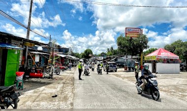Sat Lantas Polres Rote Ndao Gelas Patroli dan Pengaturan Arus Lalu Lintas Tekan Lakalantas