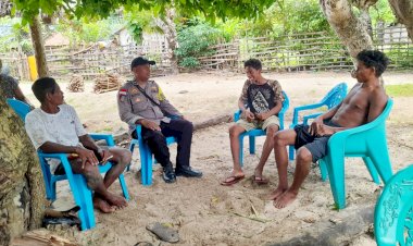 Upaya Preemtif  Bhabinkamtibmas Polsek Rote Timur Bersama Warga Binaan