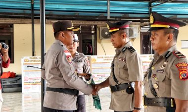 Sertijab Kapolsek Rote Barat Daya dan Pelantikan Kapolsek Rote Tengah