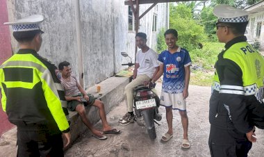 Sat Lantas Polres Rote Ndao Masifkan Edukasi Kamseltibcarlantas Bagi Masyarakat