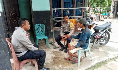 Sambangi Warga Binaan, Bhabinkamtibmas Polsek Rote Barat Laut Himbau Untuk  Jaga Kamtibmas Tetap Kondusif