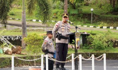 Pimpin Apel Jam Pimpinan, Kapolres Tegaskan Jaga Integritas Sebagai Anggota Polri