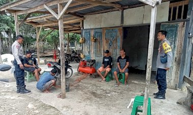 Patroli Dialogis Polsek Rote Selatan, Jamin Kenyamanan Masyarakat Saat Beraktifitas