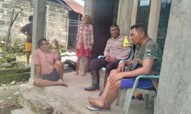 Sambangi Warga, Bhabinkamtibmas Polsek Rote Selatan Jaga Kemitraan Dengan Warga Binaan