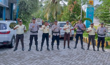 Pastikan Keamanan Obvit PLN, Polsek Lobalain Lakukan Pengamanan Ketat
