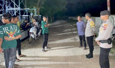 Polsek Rote Tengah Gelar Patroli Malam Cegah Gangguan Keamanan
