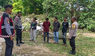 Polsek Rote Tengah Gelar Patroli Dialogis, Pastikan Aktifitas Masyarakat Berjalan Aman