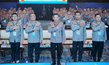 Beri Arahan di Rapim Polri, Kapolri Tegaskan Dukung-Kawal Penuh Program Pemerintah