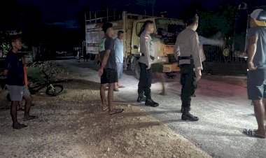 Patroli Ronda Presisi Polsek Rote Barat Laut, Upaya Untuk Cegah Potensi Tindak Pidana