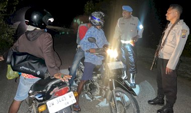 Polsek Rote Barat Lakukan Patroli  Ronda Presisi, Antisipasi Tindak Pidana