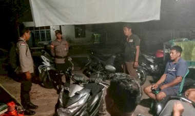 Patroli Ronda Presisi Polsek Rote Tengah, Temui Warga dan Himbau Jaga Kamtibmas