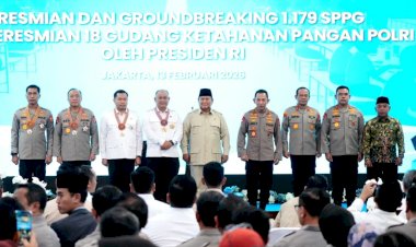 PRESIDEN PRABOWO ANUGERAHKAN BINTANG JASA DAN SATYALANCANA WIRA KARYA KEPADA PENGGERAK MBG DAN RANTAI PASOK SPPG POLRI