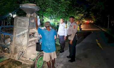 Polsek Rote Tengah Gelar Patroli Pencegahan Potensi  Premanisme