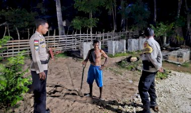 Intensifkan Patroli Preventif, Polsek Rote Barat Laut  Hadir Ditengah Masyarakat