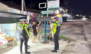 Ciptakan Kamseltibcarlantas, Satuan Lalu Lintas Polres Rote Ndao Tingkatkan Patroli Malam