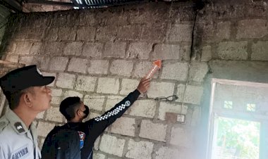 Kebakaran di Ingguinak, Kerugian Mencapai Puluhan Juta Rupiah