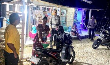 Patroli Ronda Presisi Polsek Rote Tengah, Langkah Efektif Jaga Kamtibmas Tetap Kondusif