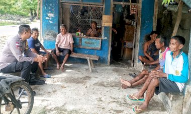 Pendekatan Humanis Bhabinkamtibmas Polsek Rote Barat Daya Bersama Warga Binaan