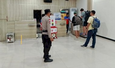 Pengamanan di Bandara DC Saudale, Polres Rote Ndao Pastikan Kenyamanan Pengguna Jasa Transportasi Udara