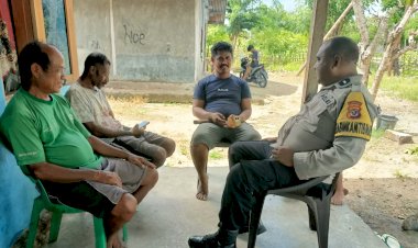 Kegiatan Sambang Bhabinkamtibmas Polsek Pantaibaru, Jaga Kemitraan Dengan Warga Binaan