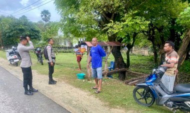 Polsek Rote Tengah Gelar Patroli Dialogis Untuk Jaga Kamtibmas Tetap Kondusif