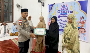 Kapolres Rote Ndao Apresiasi Lomba Islamic Competition Ramadhan 1447 H di Mesjid Jamiatul Islamiyah Oelaba